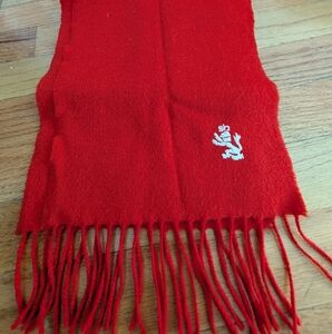 Red Vintage cashmere Scarf